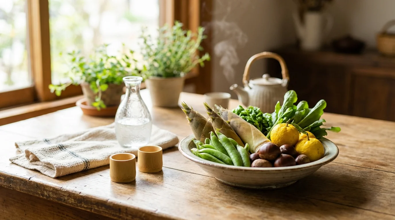 Shun : L'Art des Saisons dans la Cuisine Japonaise