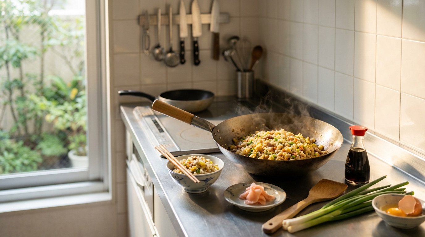 Chahan : Le Riz Sauté Japonais Parfumé