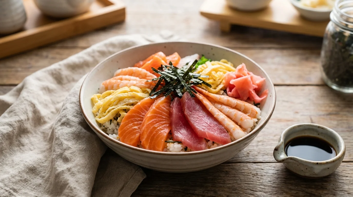 Chirashi Sushi : Le Bol Arc-en-Ciel