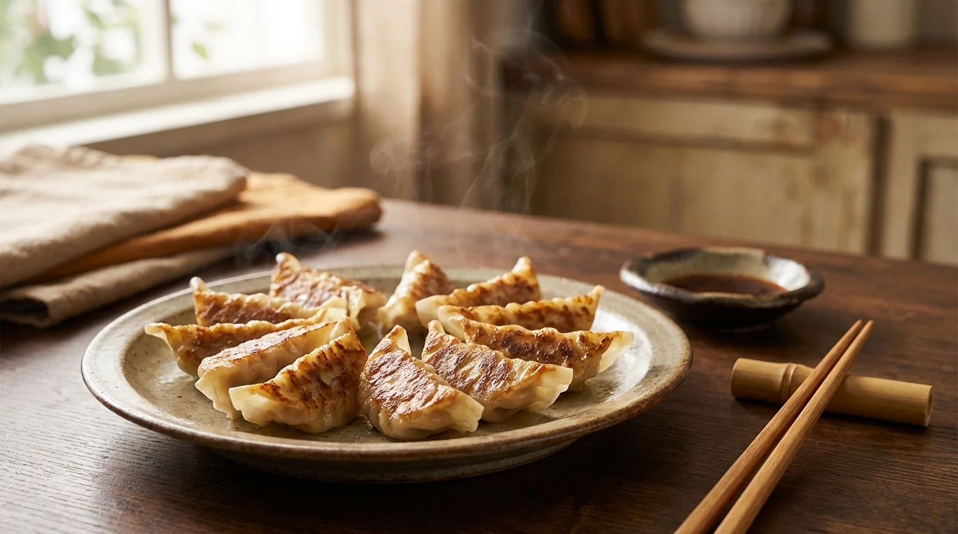 Gyoza au Porc : Raviolis Grillés Croustillants