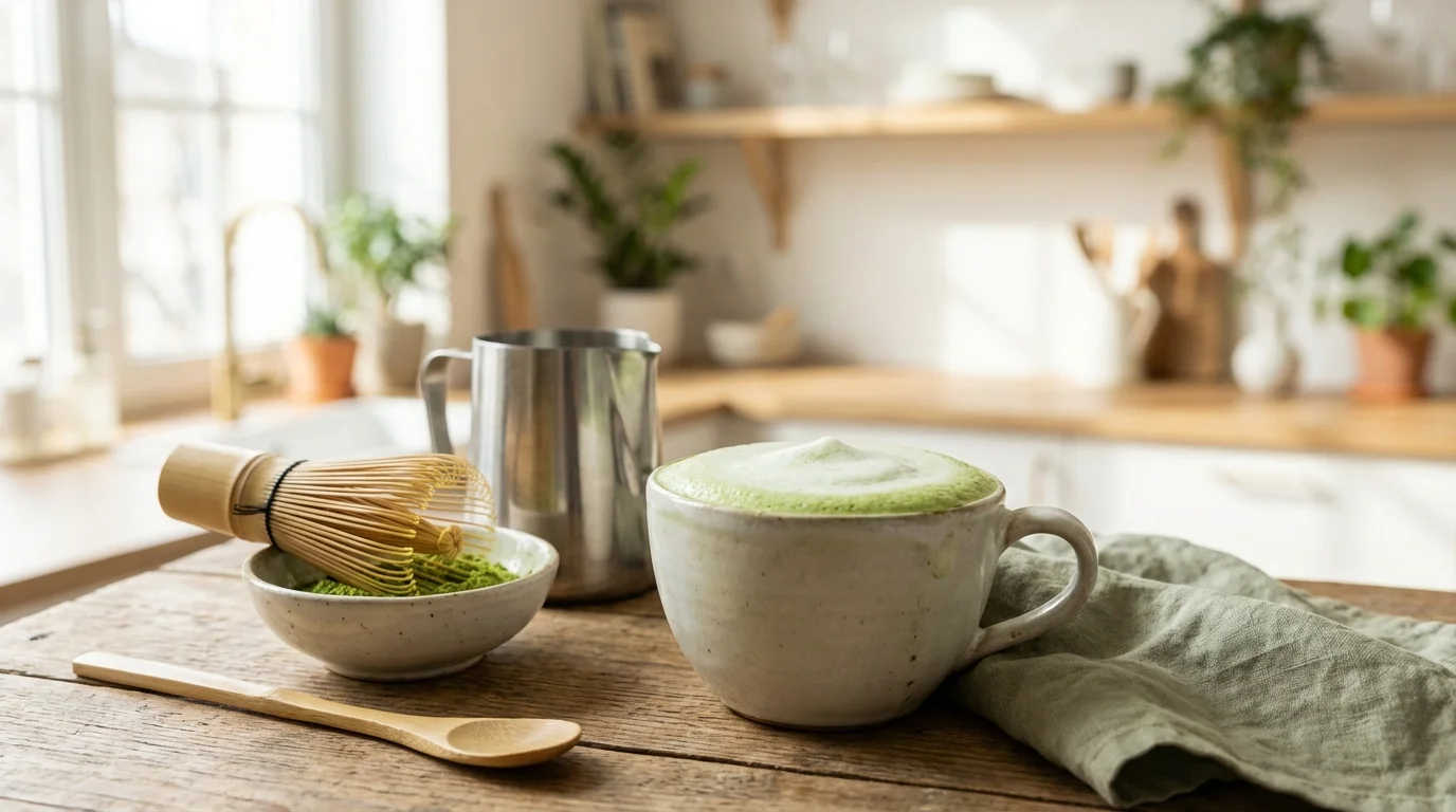 Matcha Latte : Thé Vert Onctueux