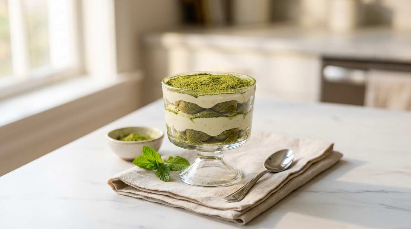 Tiramisu au Matcha : La Fusion Franco-Japonaise