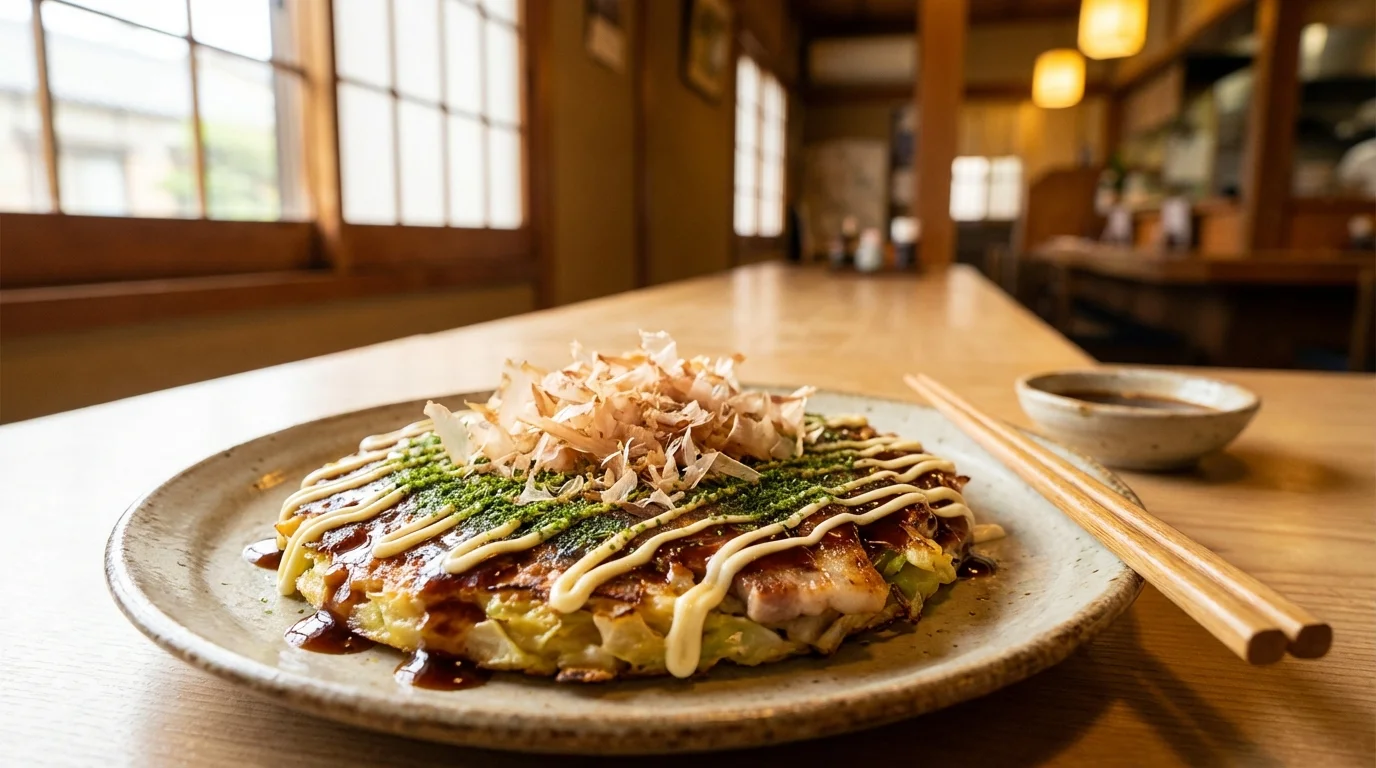 Okonomiyaki : La Crêpe Japonaise d'Osaka