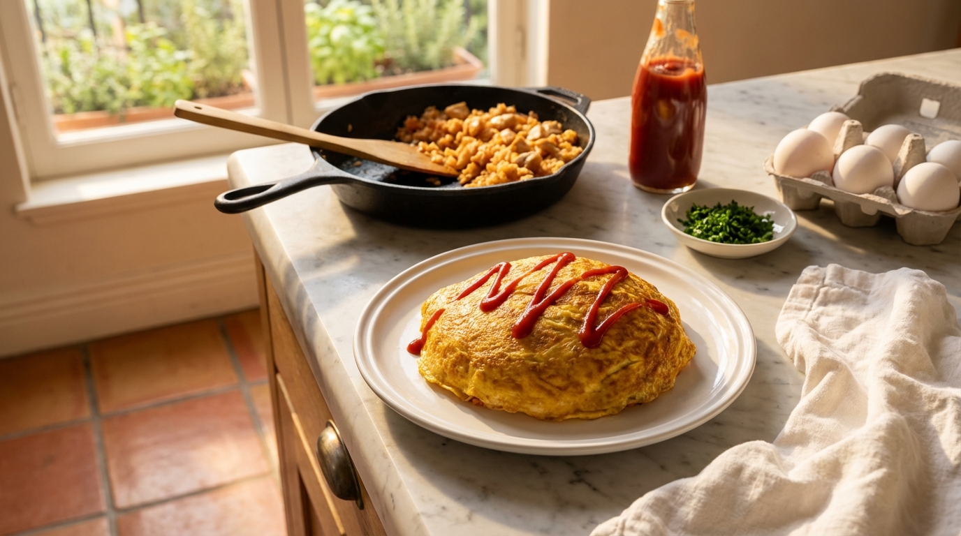 Omurice : L'Omelette Japonaise au Riz Sauté