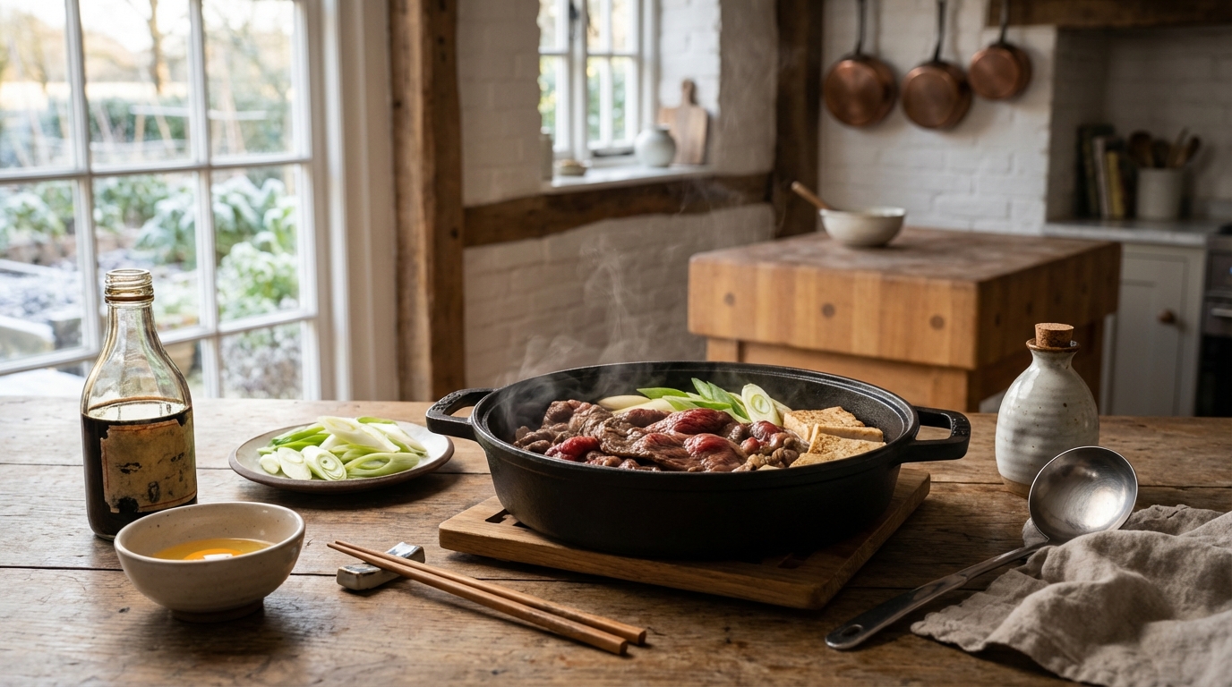 Sukiyaki : Le Mijoté de Bœuf en Pot Convivial