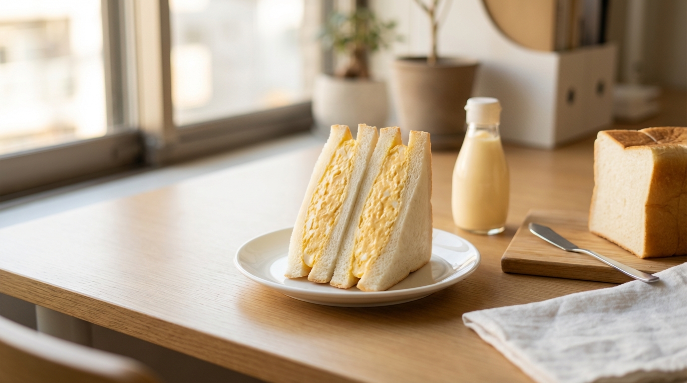 Tamago Sando : Le Sandwich aux Œufs Crémeux