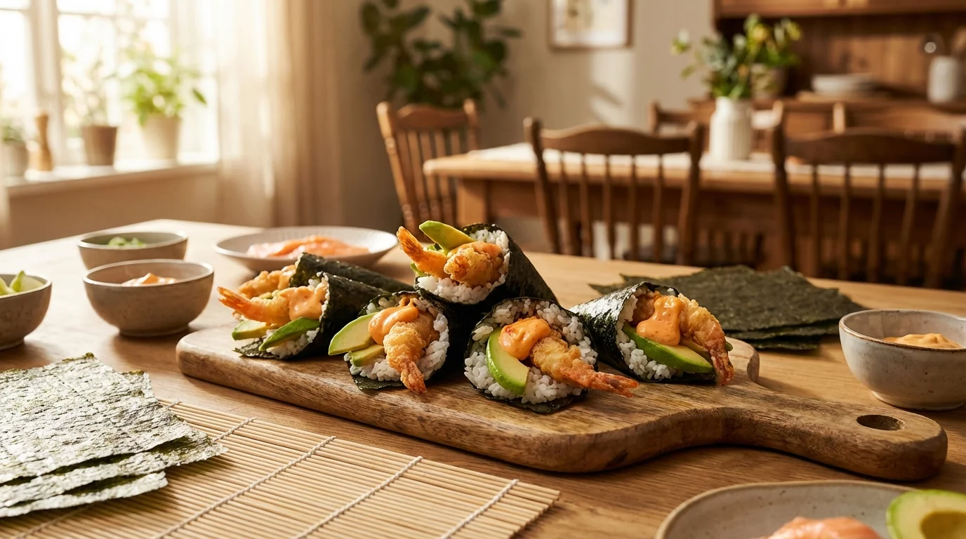 Temaki Crevette : Les Cones de Fete