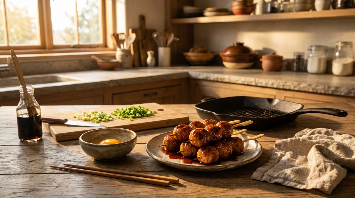 Tsukune : Les Boulettes de Poulet Grillées au Tare