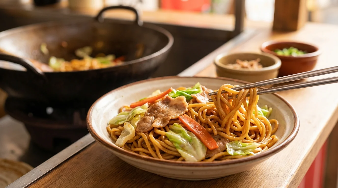 Yakisoba : Nouilles Sautées des Festivals